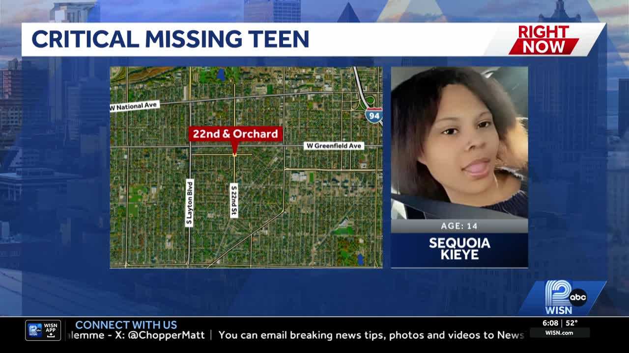 Critically missing 14-year-old Milwaukee girl found safe — WISN 12 Milwaukee, San Francisco Community news